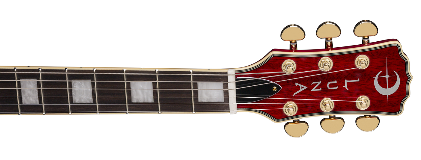 Athena SemiHollowbody Trans Red Luna Guitars