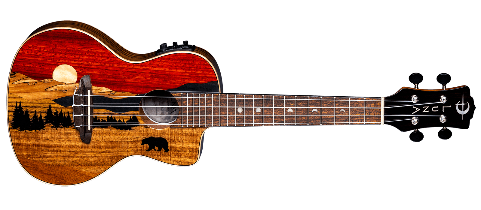 Vista Bear Concert Uke w/Preamp & Gigbag