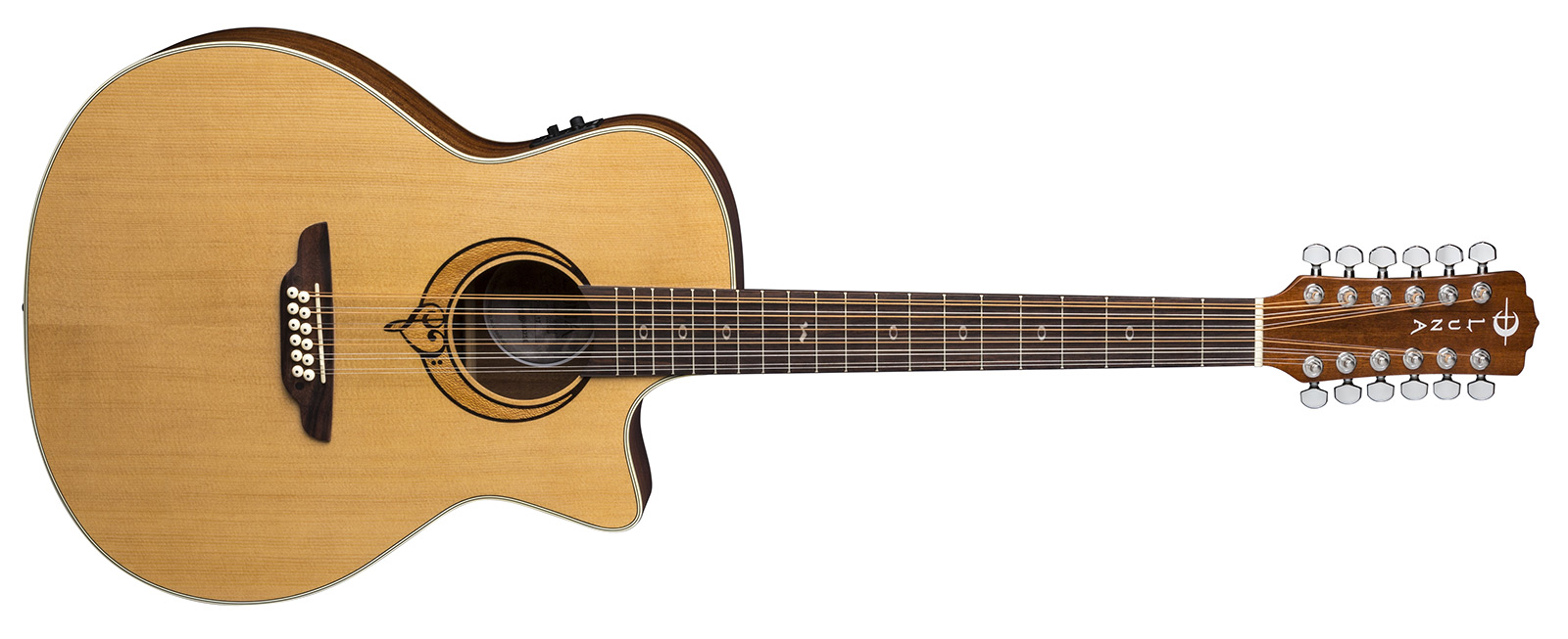 Heartsong 12 String A/E w/USB | Luna Guitars