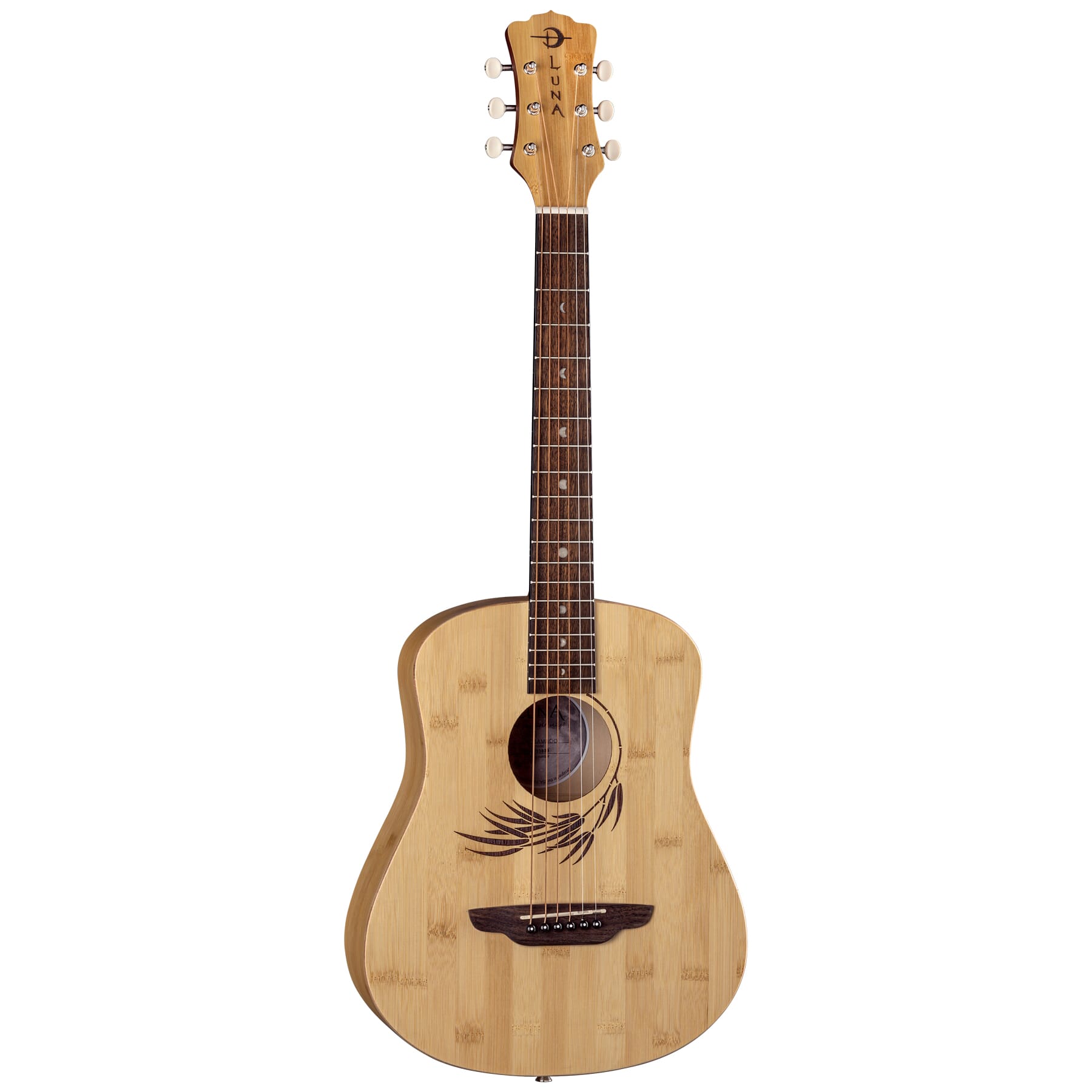 SAFARI BAMBOO TRAVEL GUITAR W GIGBAG